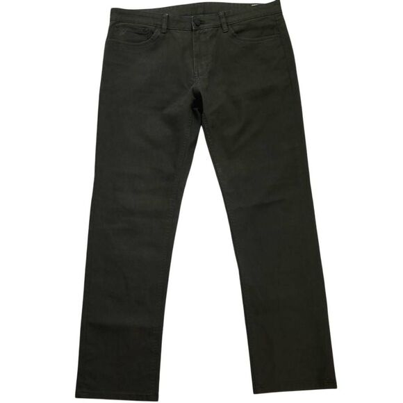 English Laundry Men's Size 36 x 32 Dark Olive Green Brown Relaxed Jeans - Picture 1 of 5